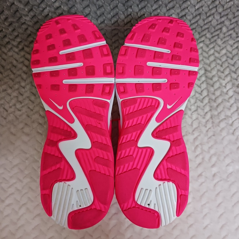Nike Air Max Women’s Athletic Sneakers in Bright Pink with White Swoosh - Picture 14 of 15